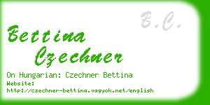bettina czechner business card